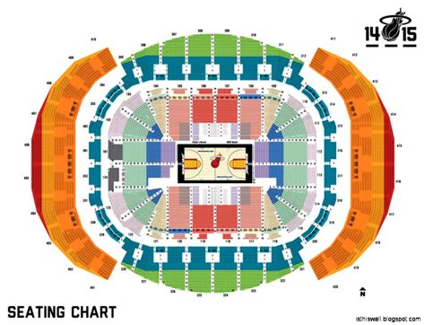 miami heat arena seating chart 3d